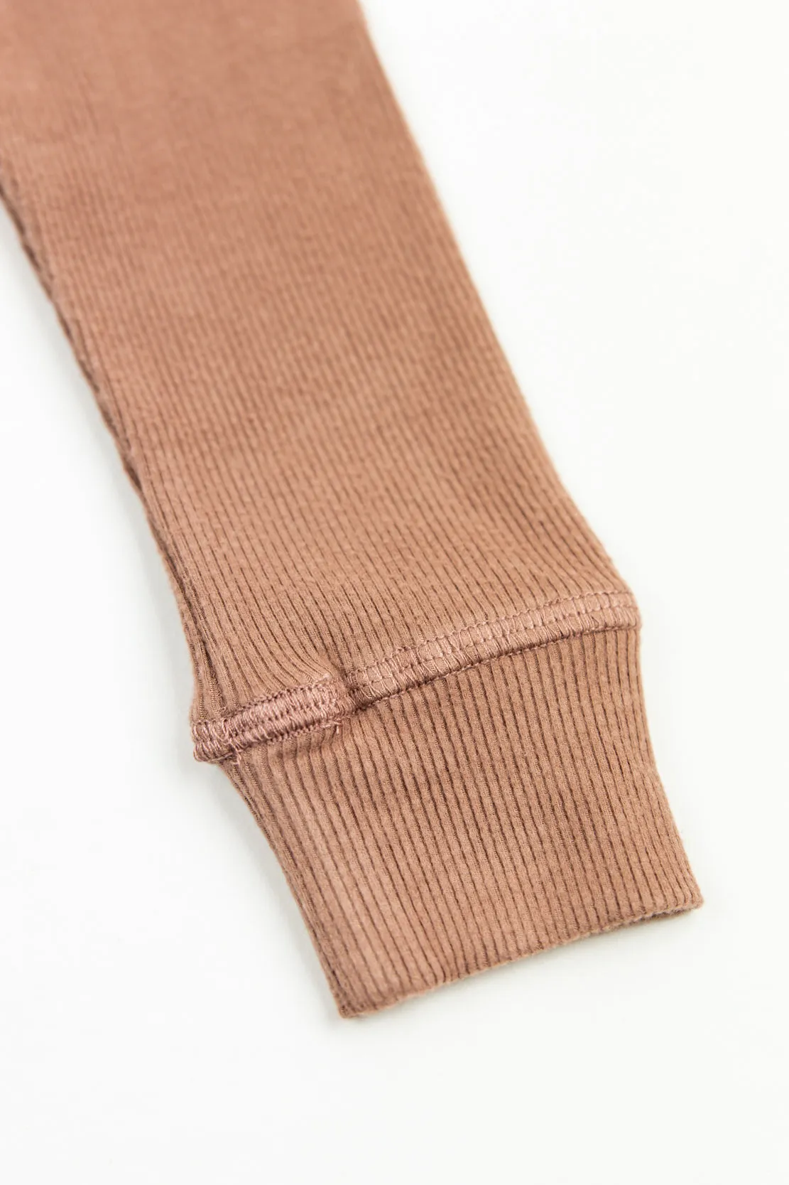 Babysprouts Ribbed Leggings | Pale Brick