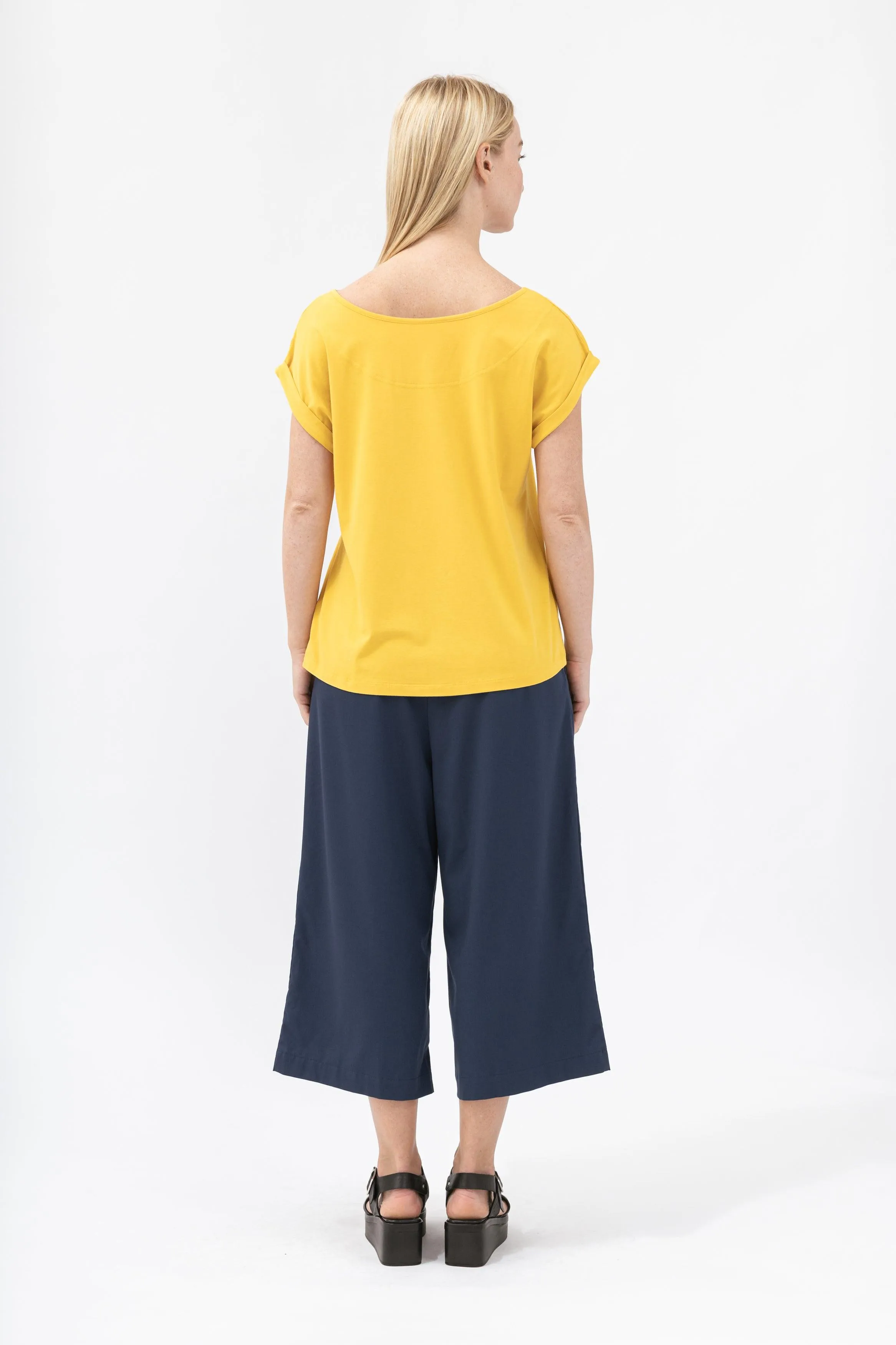 Bamboo Rolled Sleeve Tee