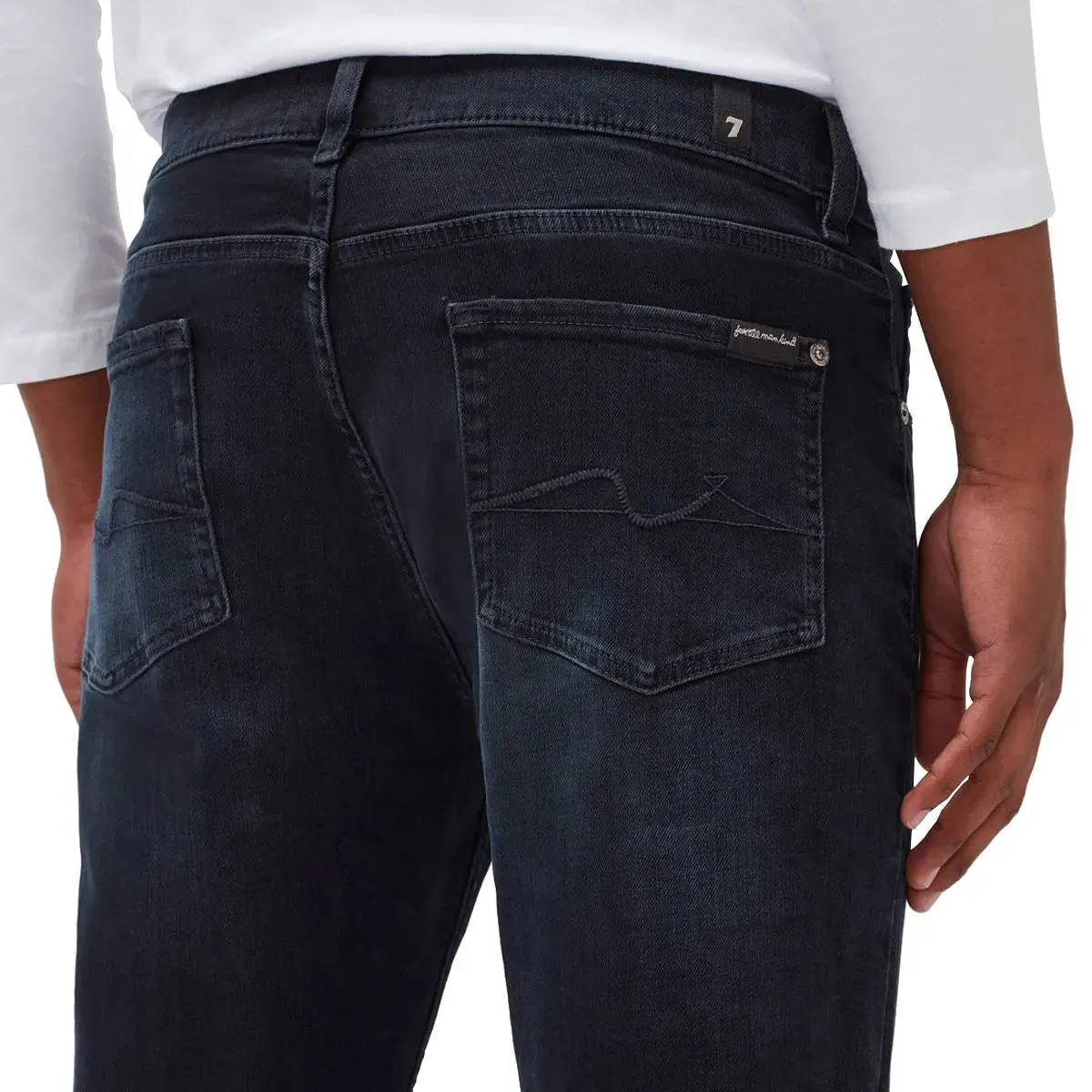 Black Slimmy Tapered Stretch Tek Principle Jeans