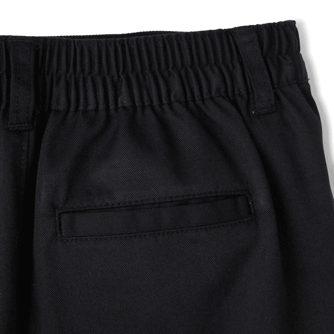 Boys Pull-On Shorts- Black