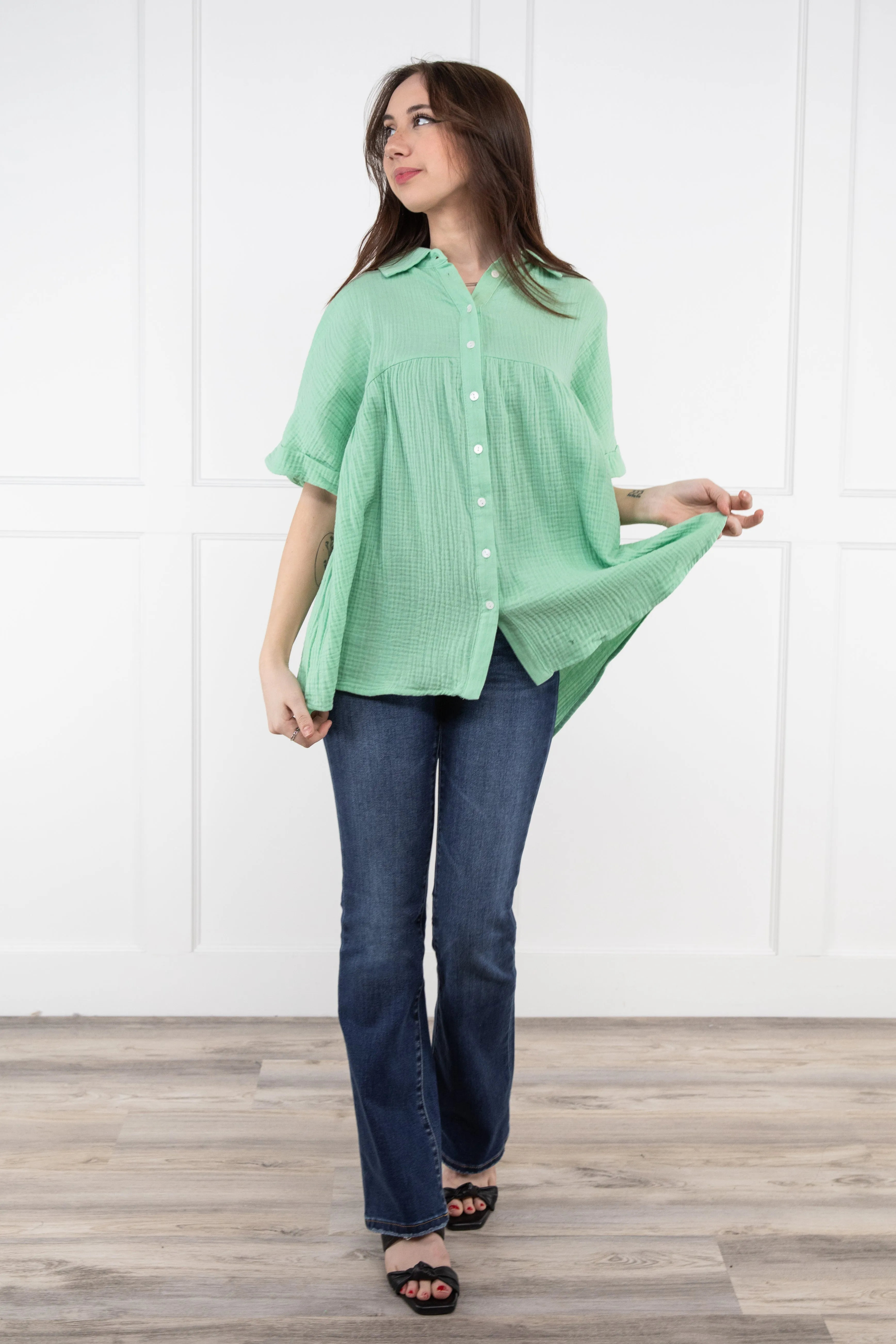 Breezen Through Short Sleeve Top