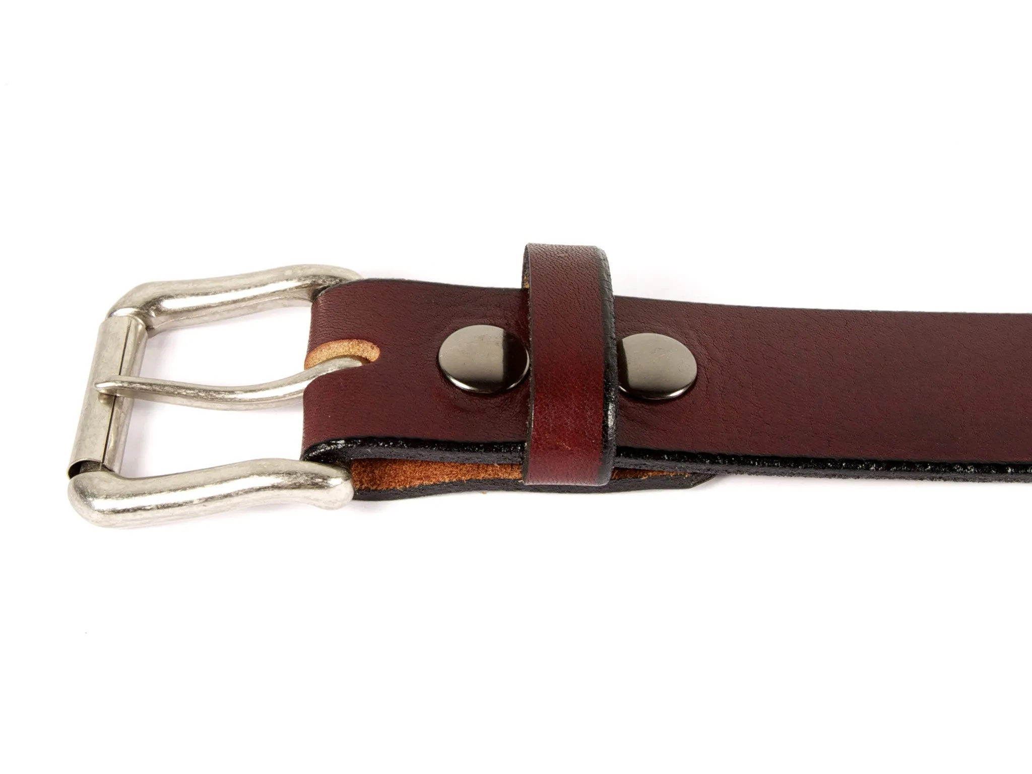 Cognac Latigo Leather Belt