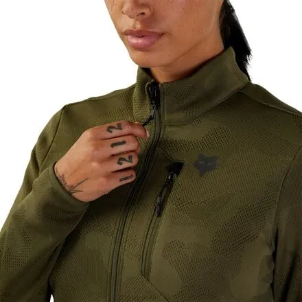 Full Zip Midlayer Ranger Women's Fox Racing Olive Green