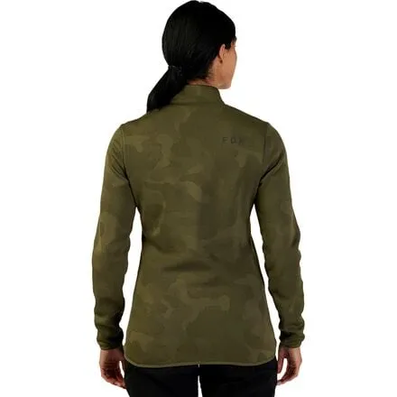 Full Zip Midlayer Ranger Women's Fox Racing Olive Green