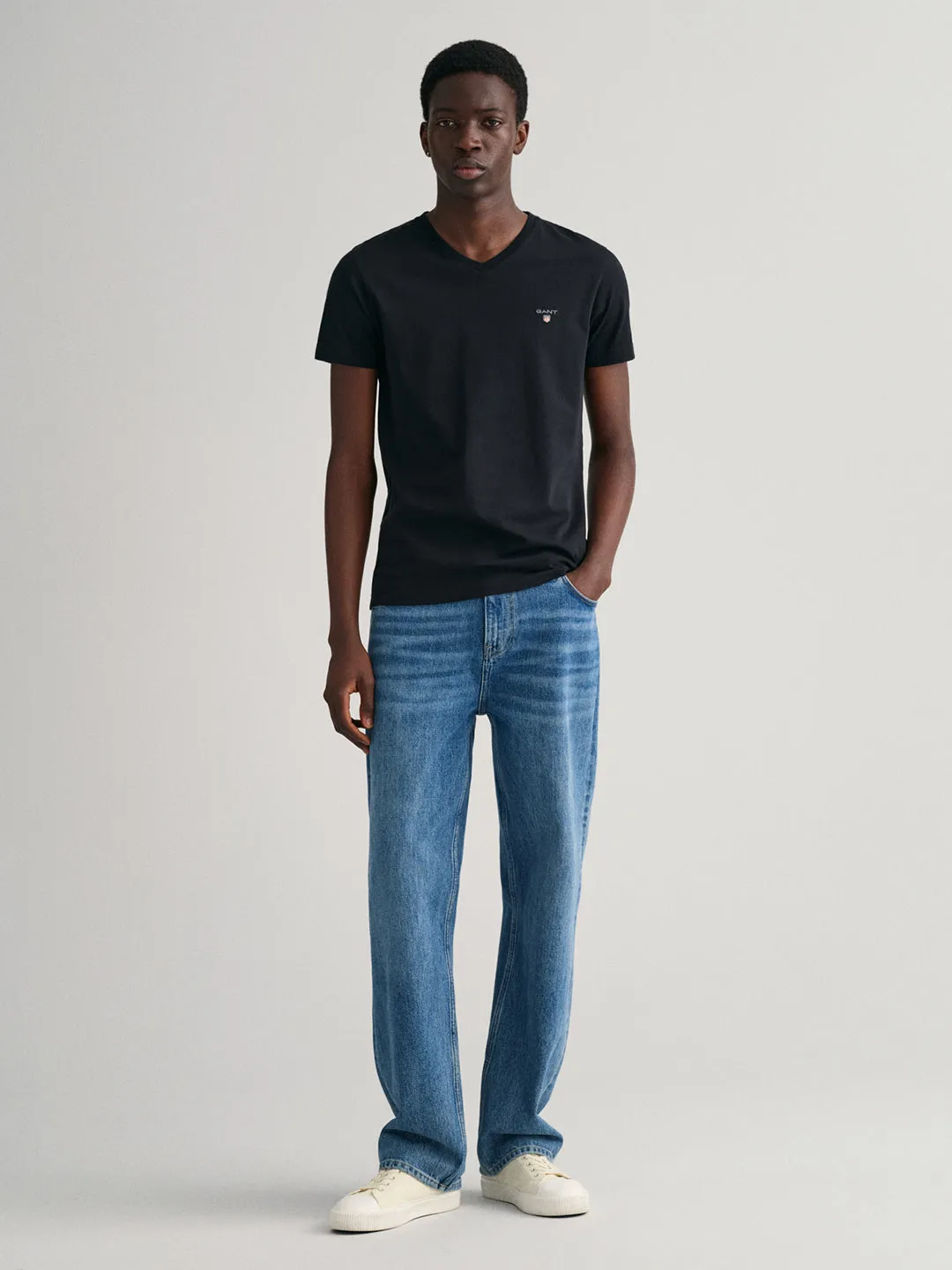 Gant Black Original Regular Fit T-Shirt