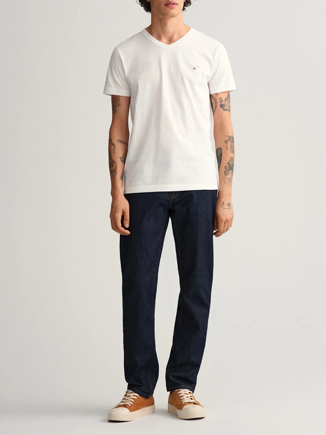 Gant White Original Slim Fit T-Shirt