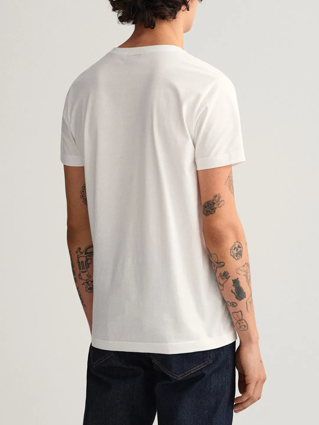 Gant White Original Slim Fit T-Shirt