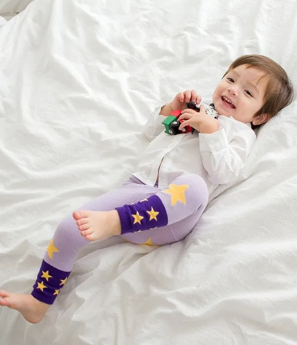 GoGo Star Purple Baby Leggings