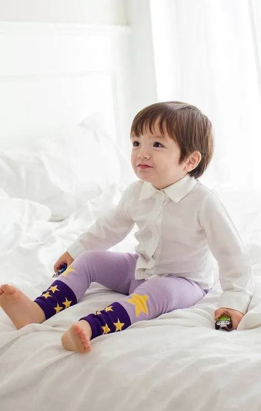 GoGo Star Purple Baby Leggings