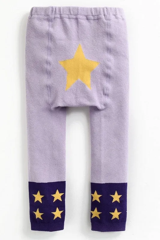 GoGo Star Purple Baby Leggings