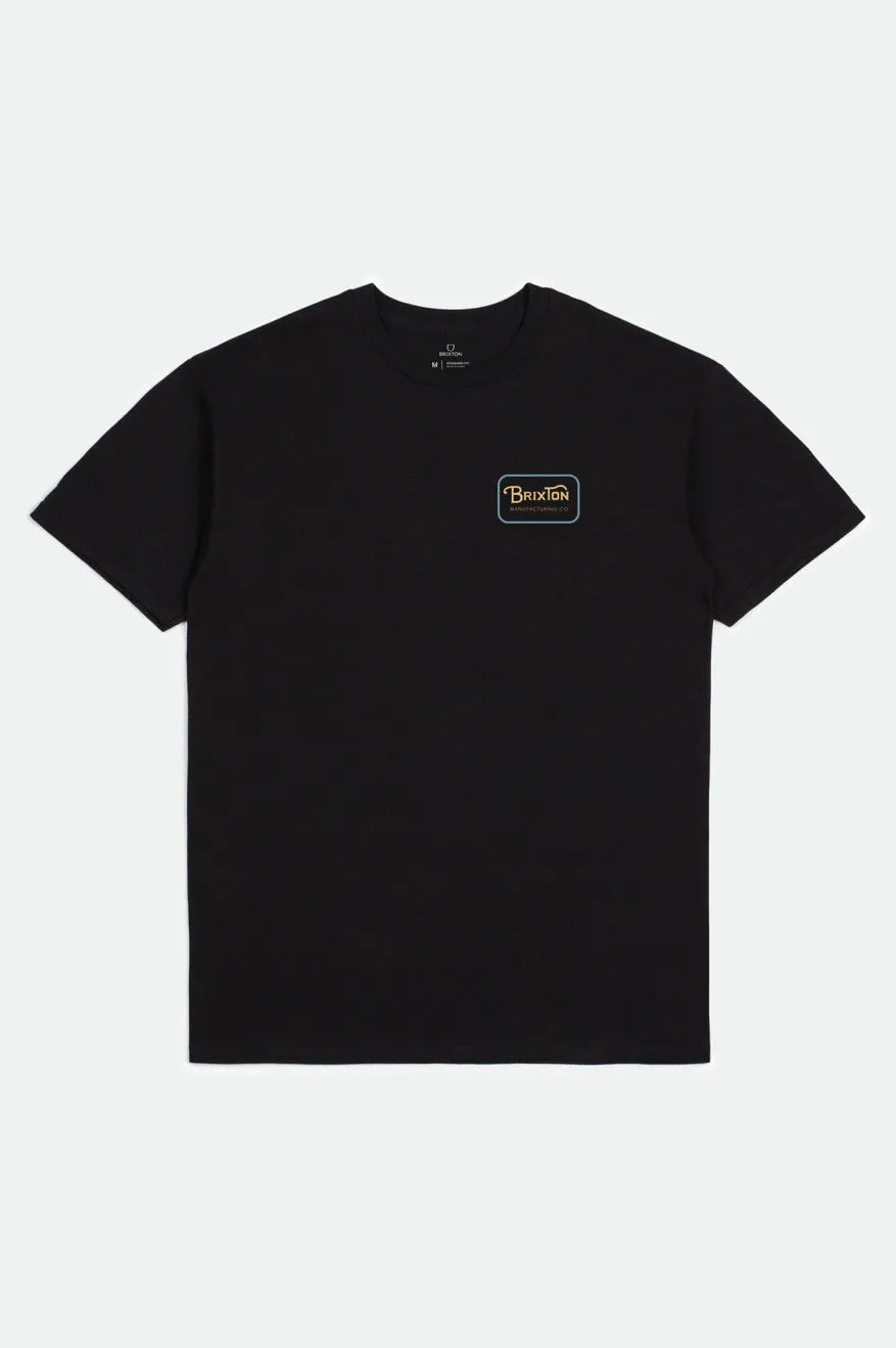 Grade S/S Standard Tee - Black/Yellow