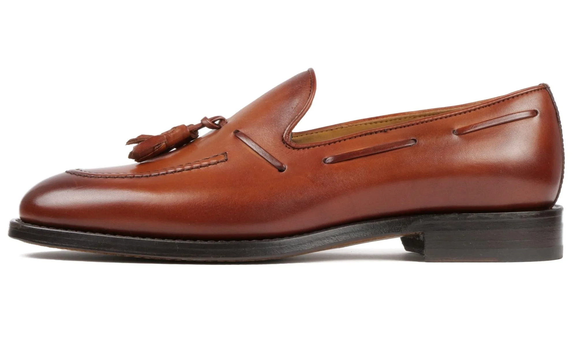 Henley Tassel Loafer Chestnut