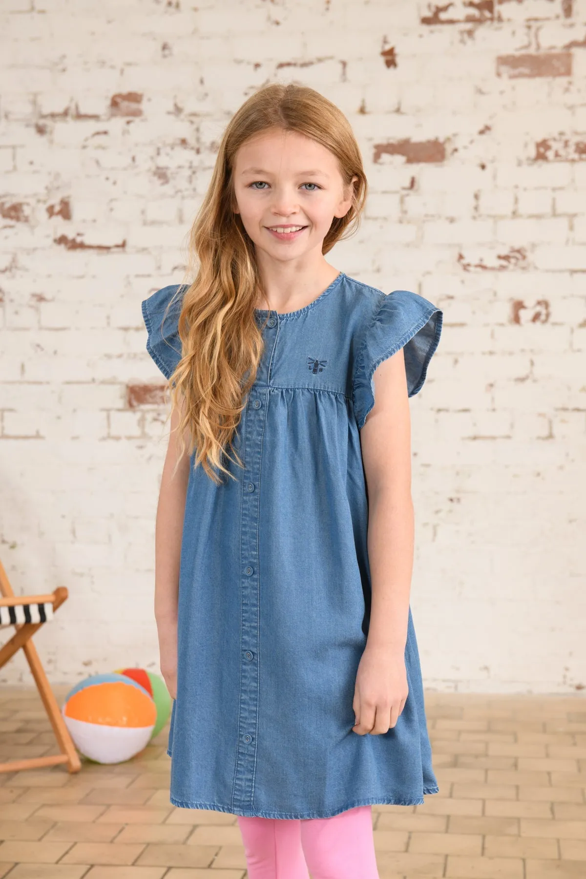 Lexie Dress - Soft Denim