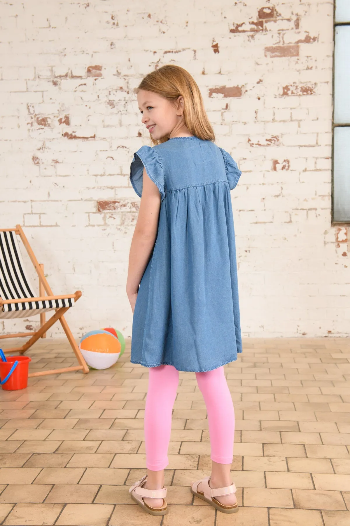 Lexie Dress - Soft Denim