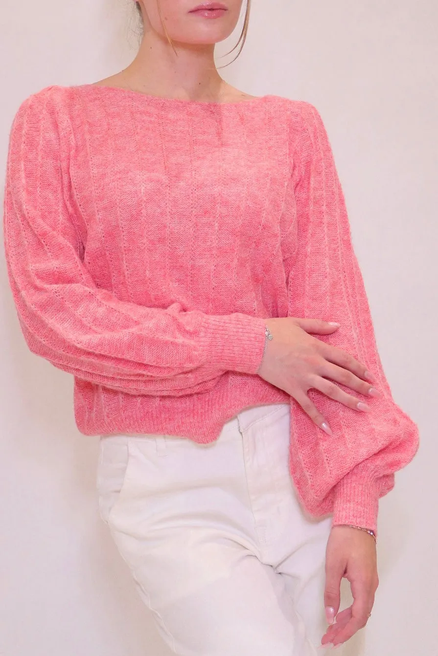 LONDON KNIT SWEATER PINK