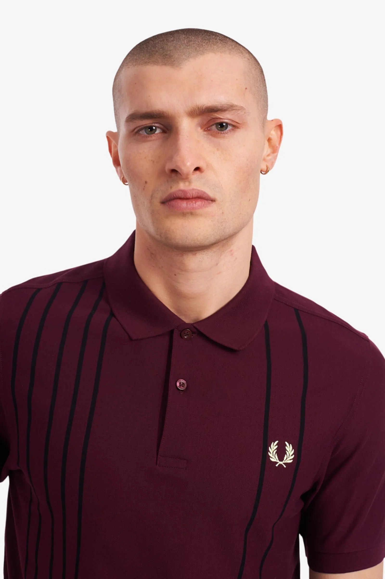 MAHAGONY REFINED STRIPE POLO SHIRT