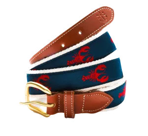 Maine Lobster Ribbon Belt