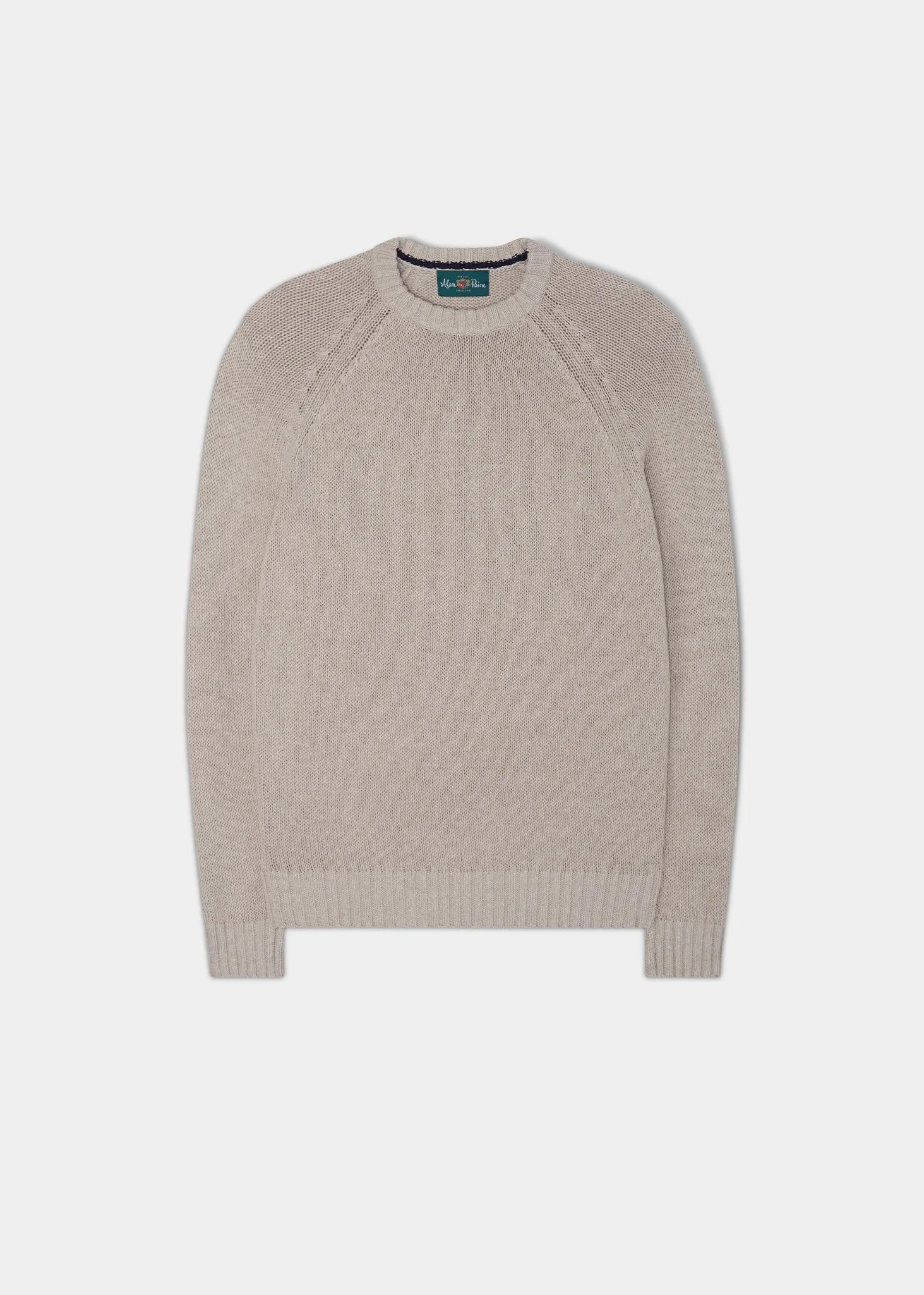 Maplebeck Raglan Sleeve Crew Neck in Hay