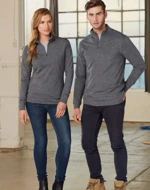 Men's Half Zip Long Sleeve Sweat Top - FL25