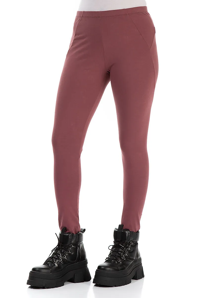 Merlot Cotton Leggings