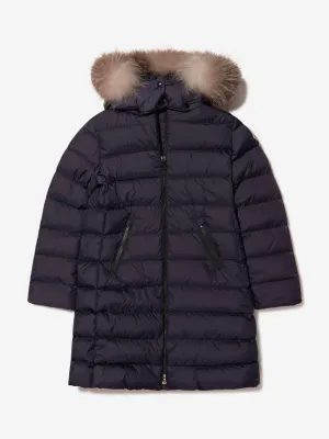 Moncler Enfant Girls Down Padded Abelle Long Coat