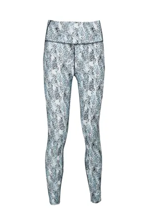 Nanette Lepore Play Mid Waist Pointillist Print Side Pocket 7/8 Spandex Legging