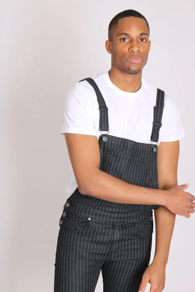 Nashville Pinstripe Skinny Dungaree