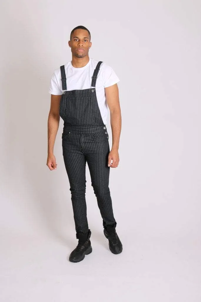 Nashville Pinstripe Skinny Dungaree