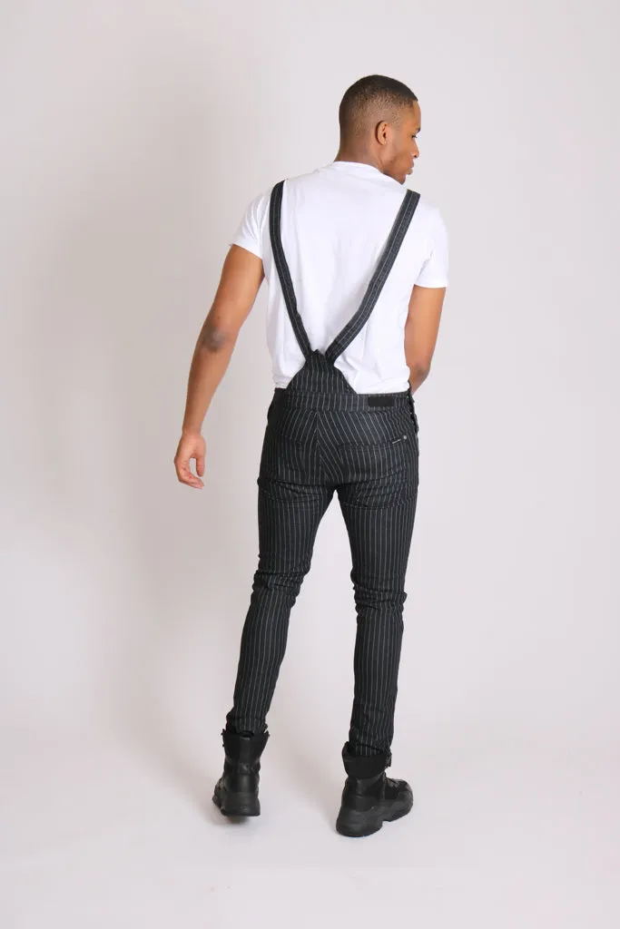 Nashville Pinstripe Skinny Dungaree