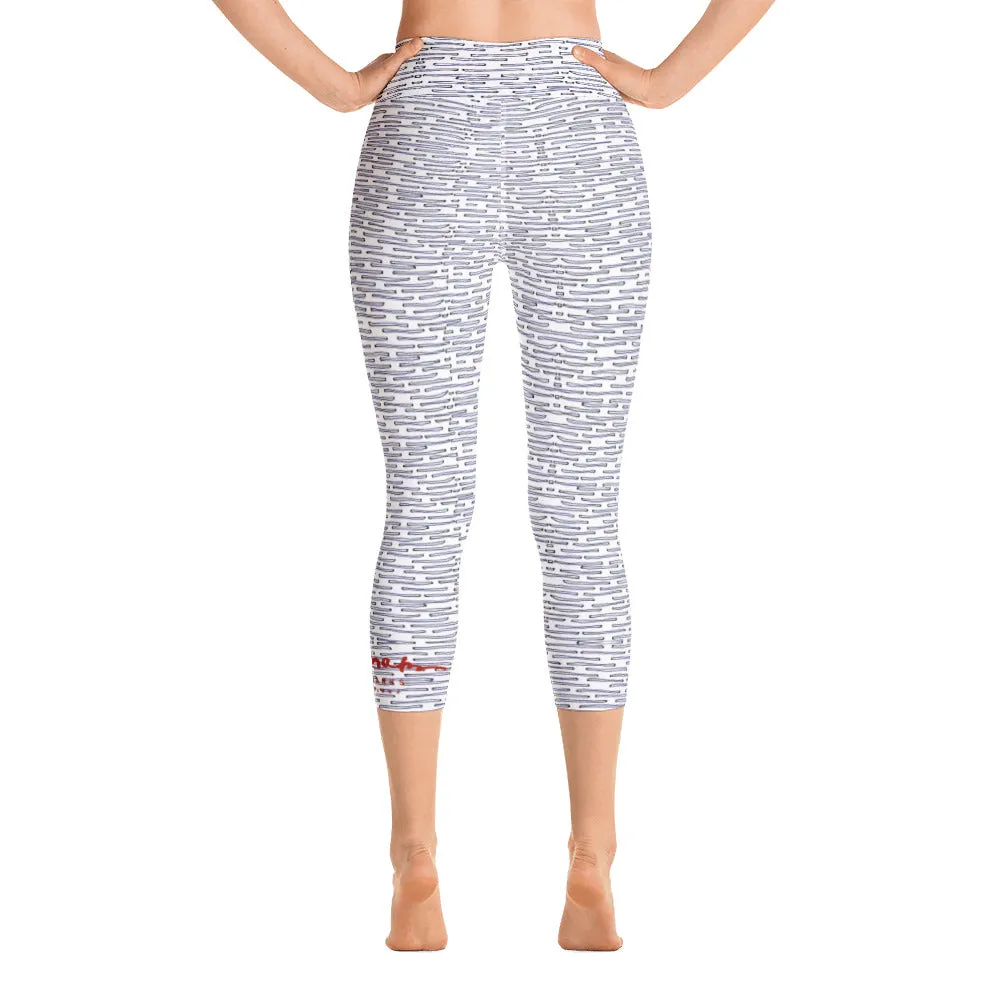 Nautical Crew Yoga Capri Leggings