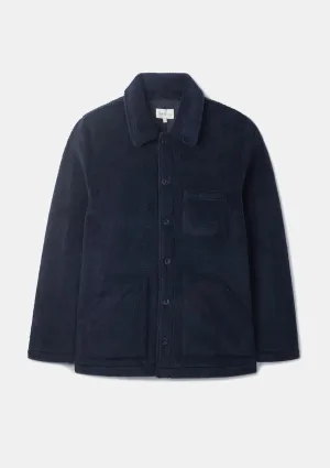 Navy Teddy Chore Jacket