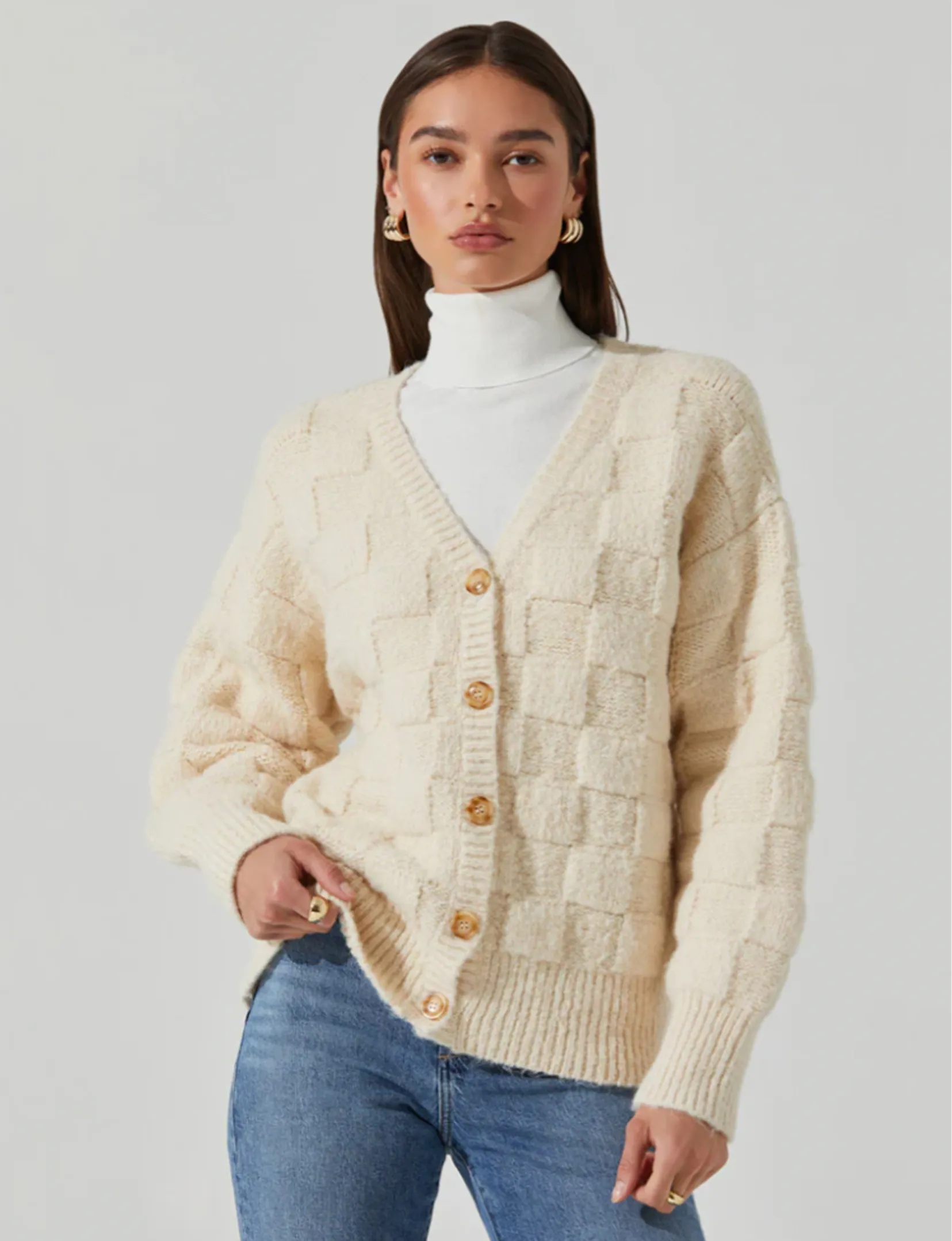 Quinby Cardigan, Cream