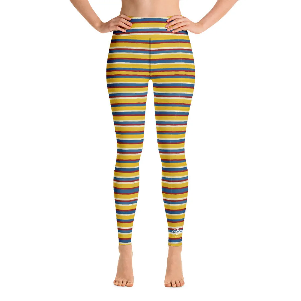 Riviera Stripe Yoga Leggings