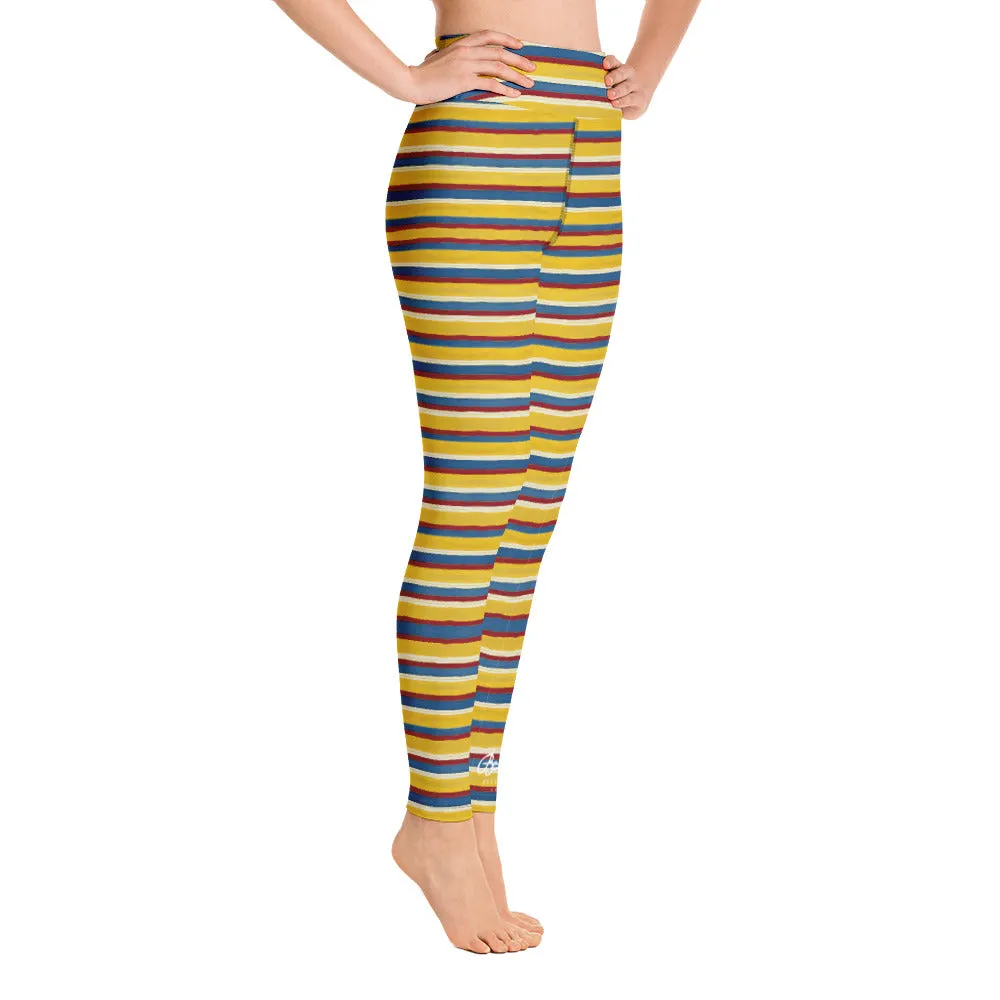 Riviera Stripe Yoga Leggings