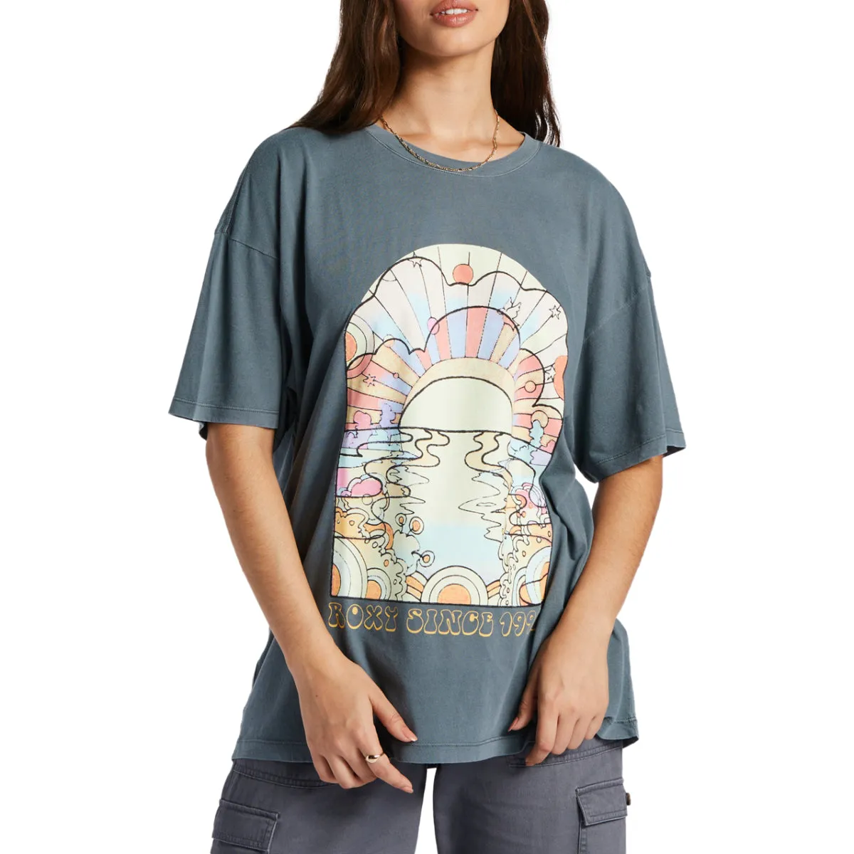 Roxy Women's On The Hill Oversized T-Shirt