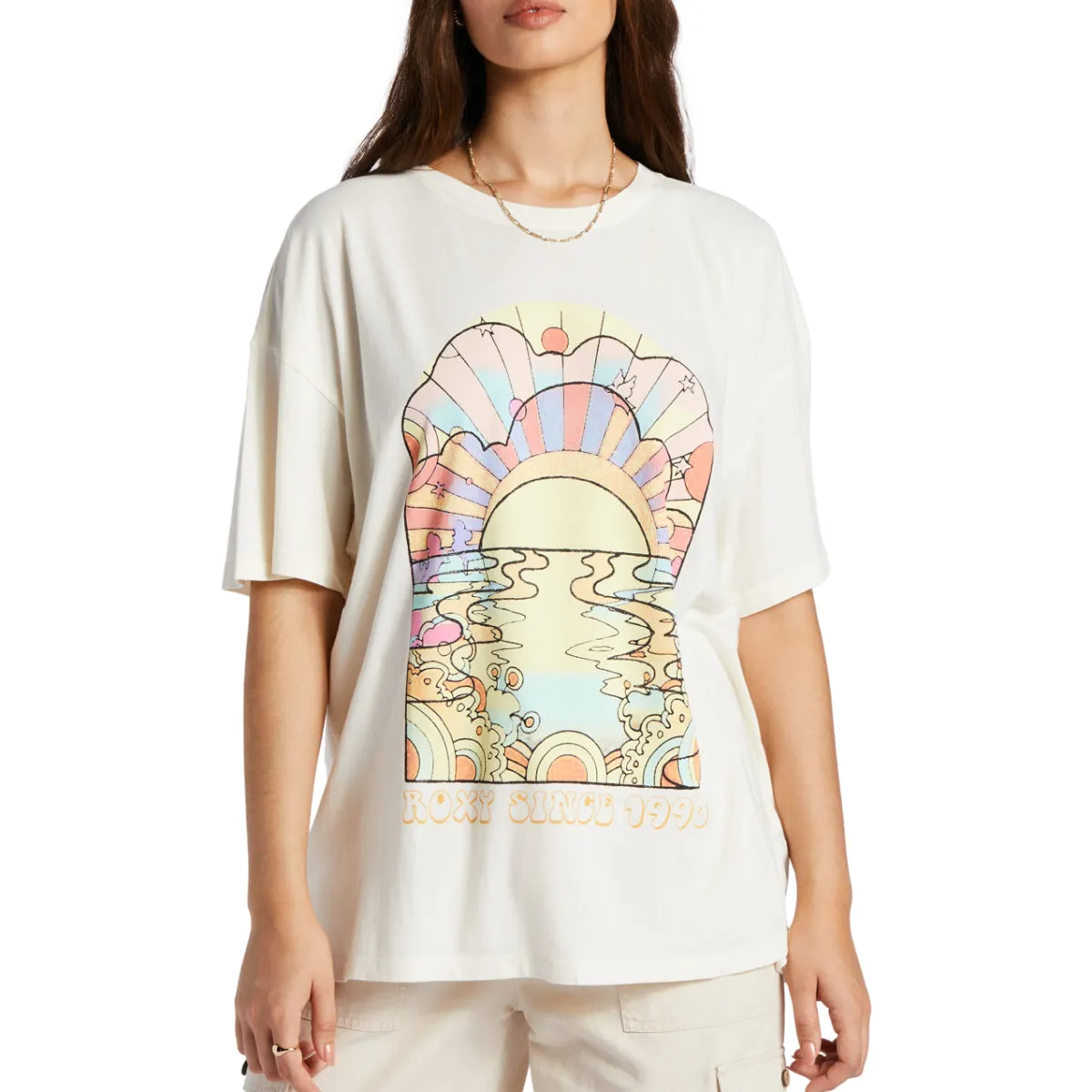 Roxy Women's On The Hill Oversized T-Shirt