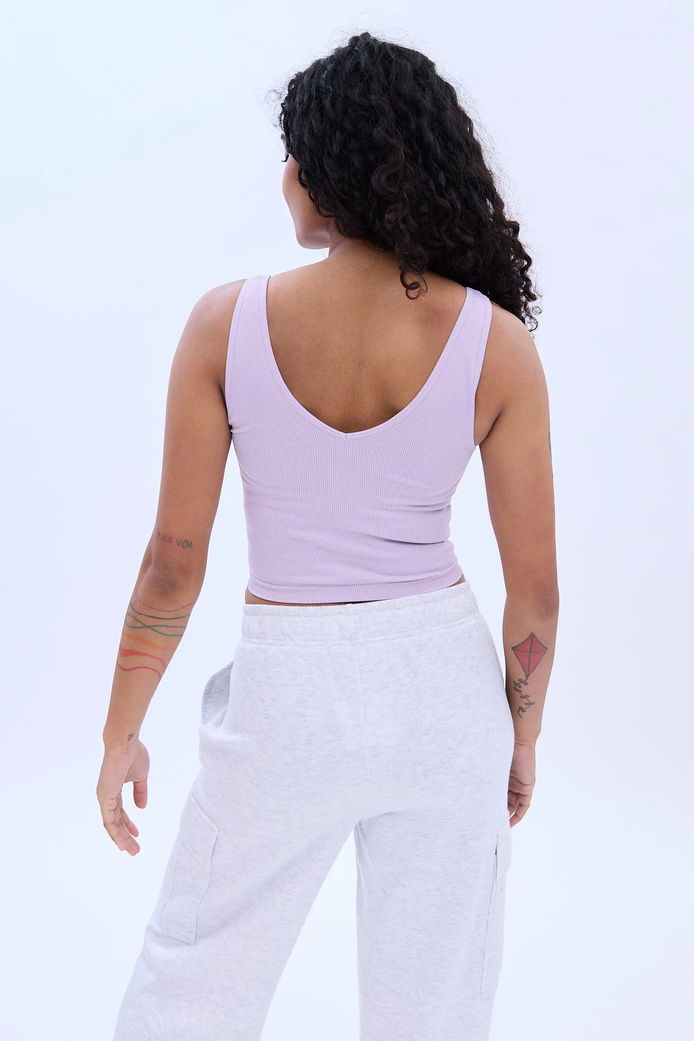 Seamless V-Neck Tank Top