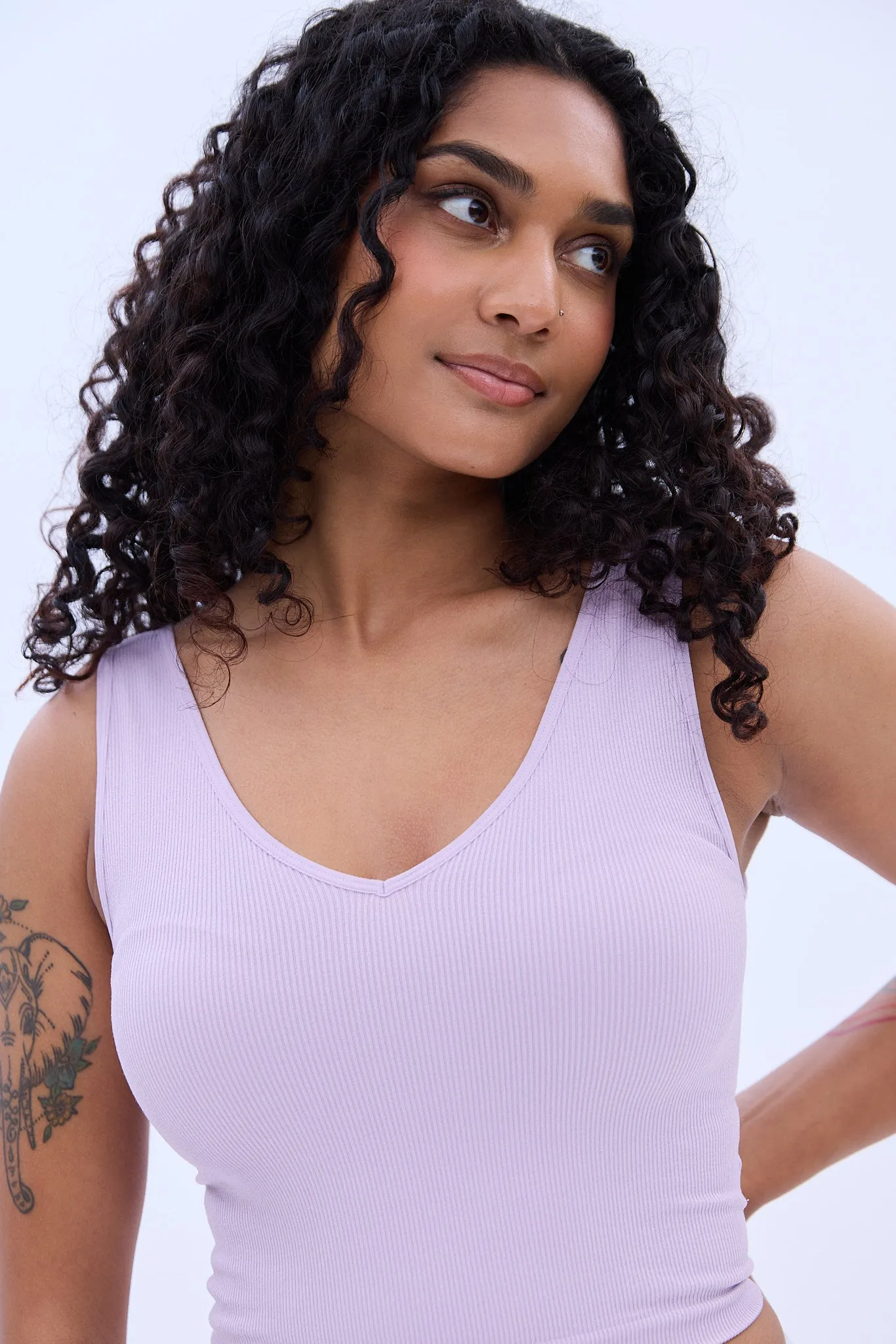 Seamless V-Neck Tank Top