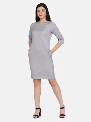 Sheath Dress - Cloud Grey