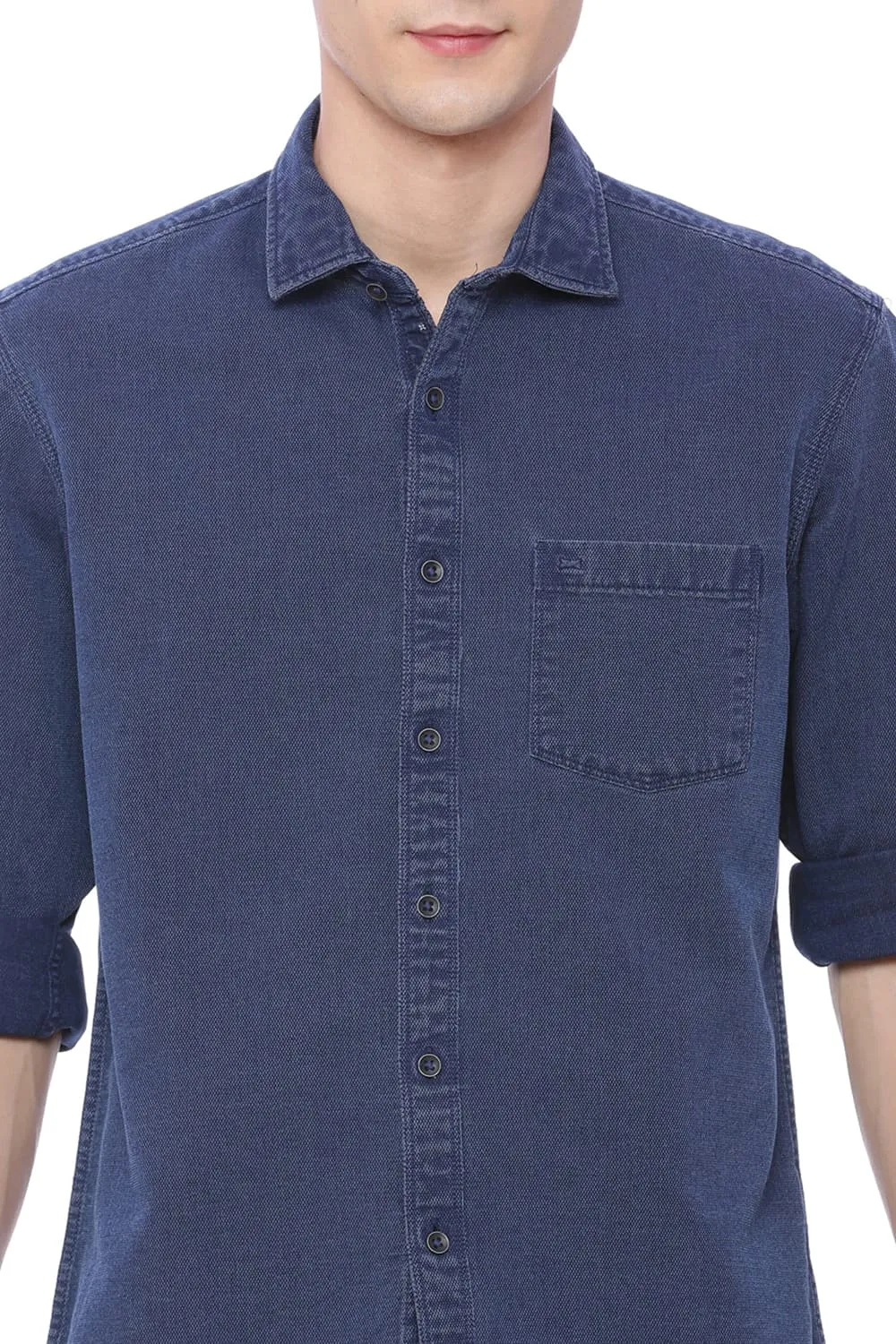 Slim Fit Indigo Shirt