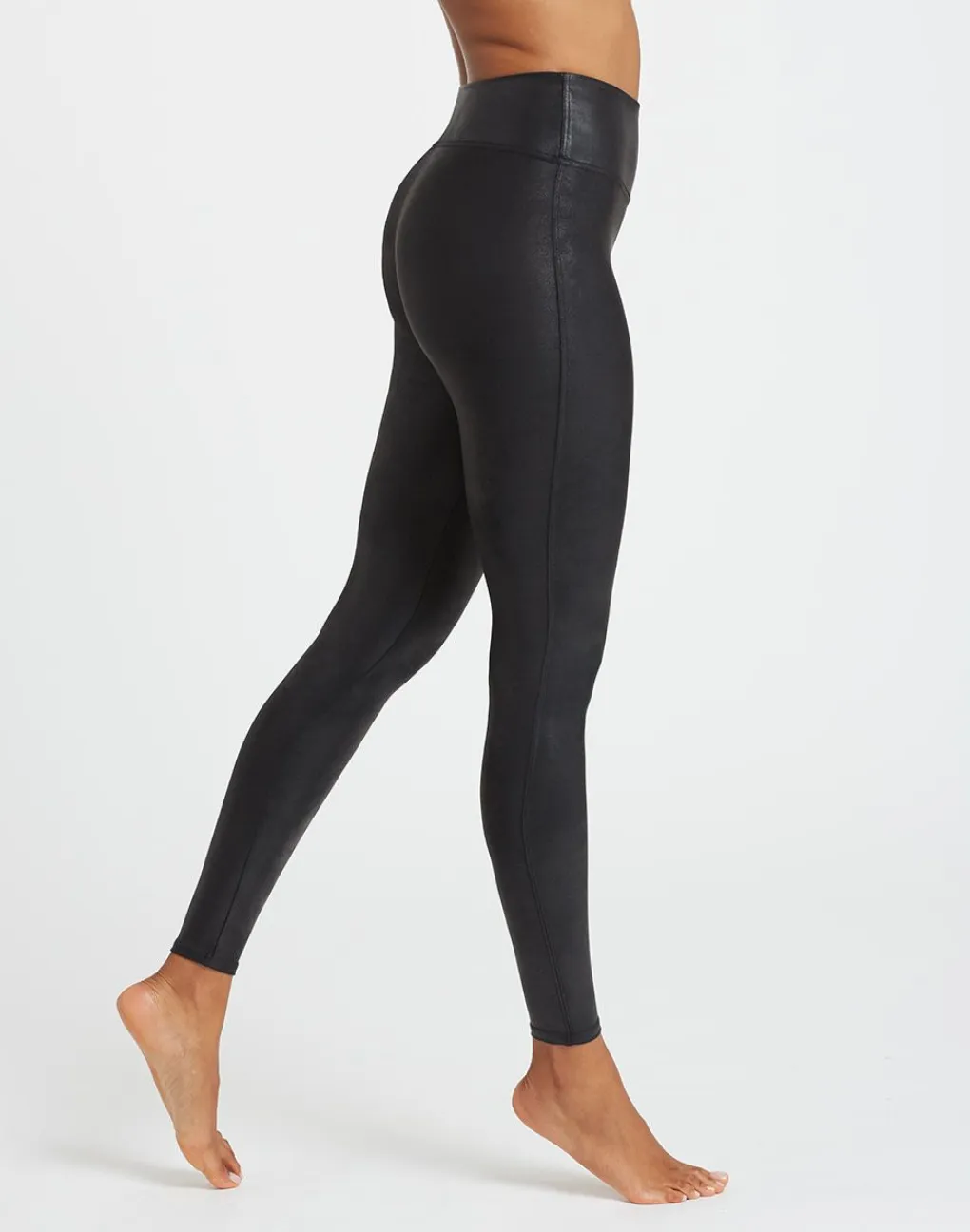 Spanx Faux Leather Legging Black Petite