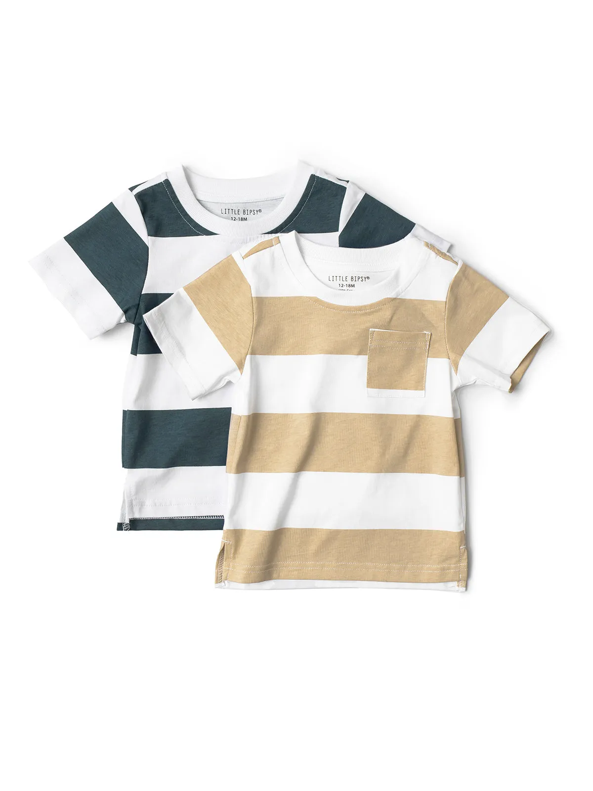 Striped Tee - Navy