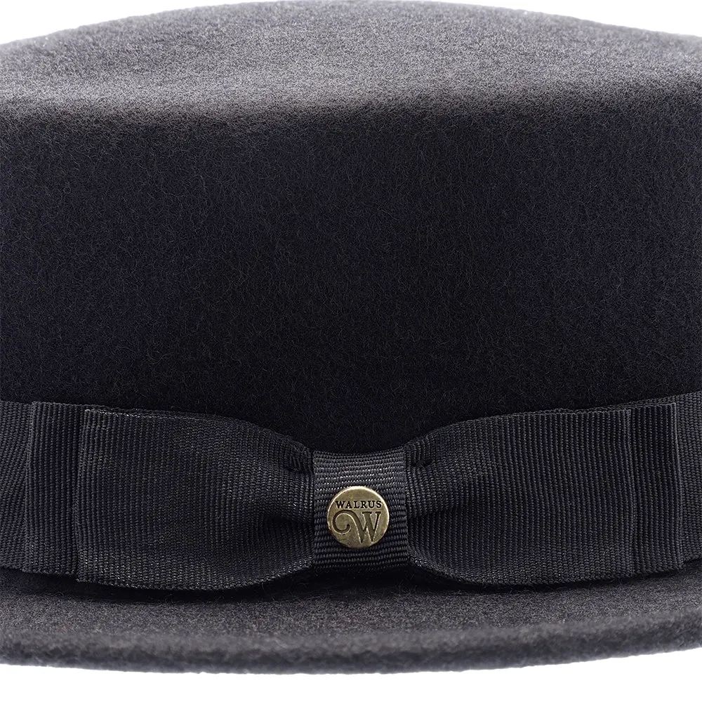 Whistler - Walrus Hats Black Wool Felt Pork Pie Hat - H7016