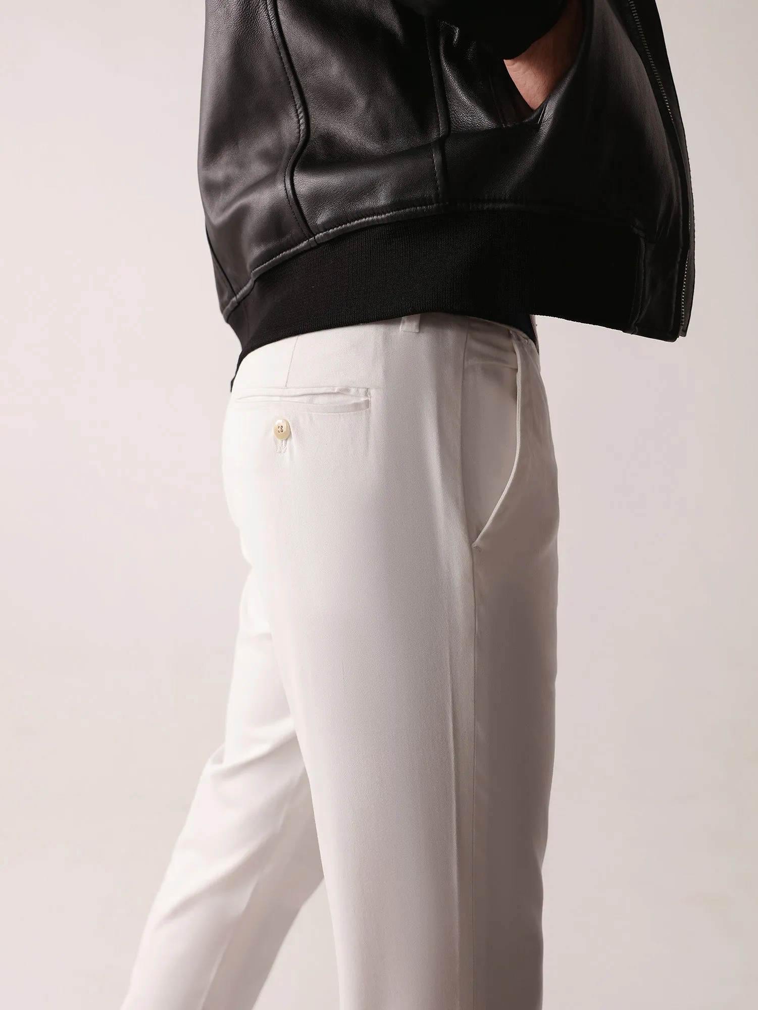 White Slim Fit Chino